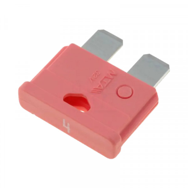 Autozekering - 4 Ampere - Roze - 10 stuks