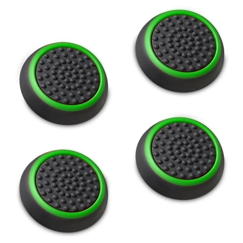 Thumb stick grips - Voor PlayStation 5 Controller - 4 stuks - Zwart-Groen