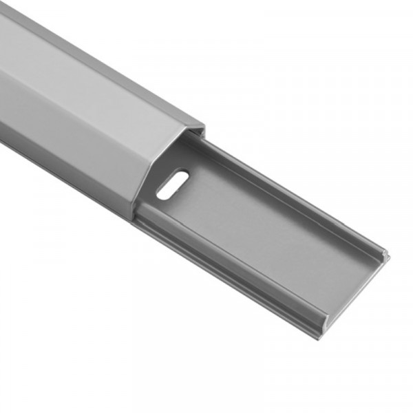 Aluminium Kabelgoot - 33 mm x 18 mm - 0,75 meter - Zilver