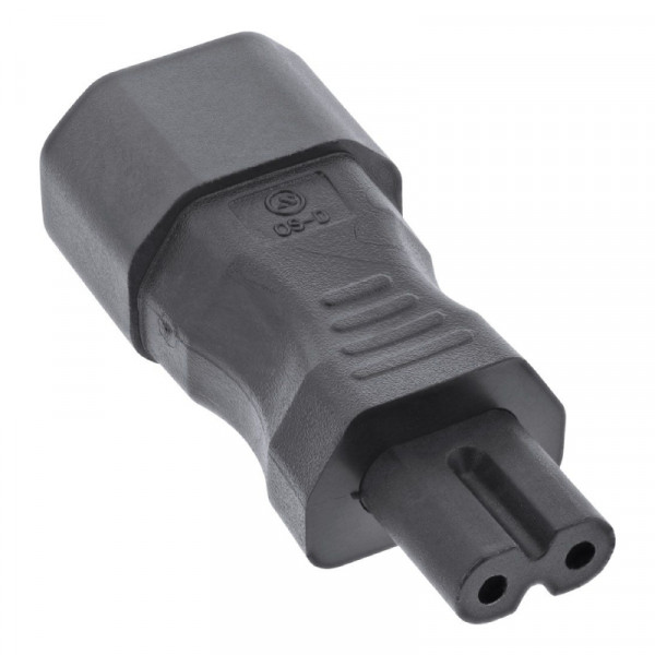 C14 - C7 Adapter - Zwart