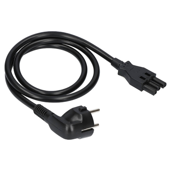 eGST Stroomkabel - Schuko Haaks naar eGST - 3G1,50mm² - 2 meter - Zwart