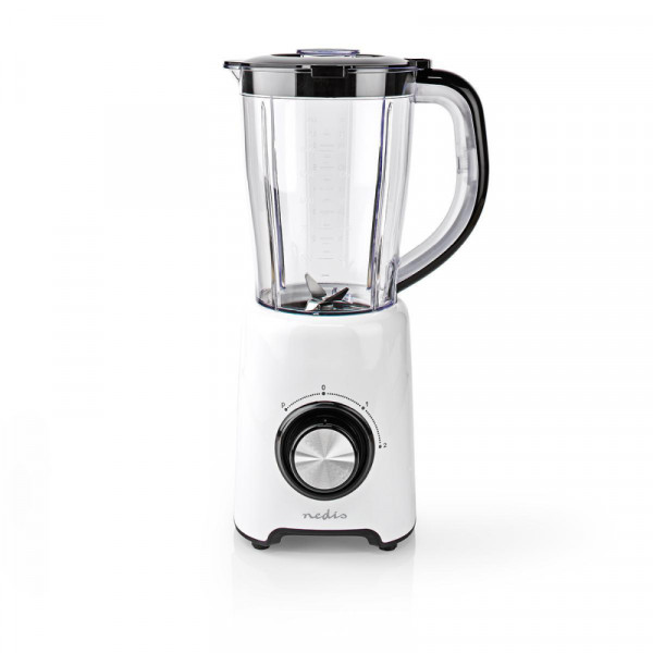 Blender - 800W - 1,5L Inhoud - 2 snelheden - Zwart/Wit