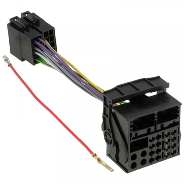 ISO naar Mercedes Quadlock kabel - 16-pins - Voor fabrieksradio - 0,15 meter
