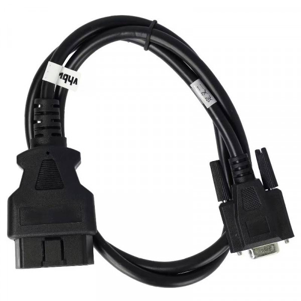 OBD2 Adapterkabel voor VAG zonder CAN-BUS en voor 2005 - RS232 9 naar 16-pins - 0,9 meter - Zwart
