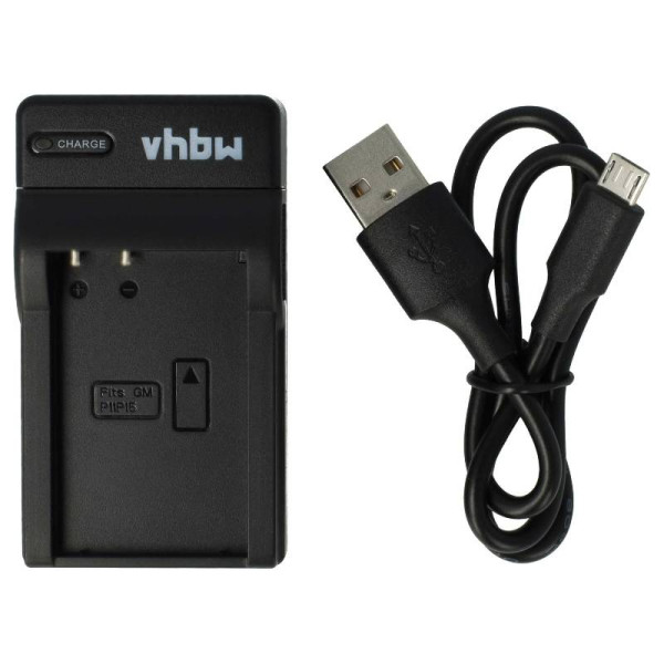 Accu oplader voor Garmin E1GR en E2GR Accu's - Zwart