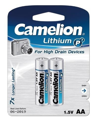 Camelion Lithium AA - 1.5V batterij (2stuks)