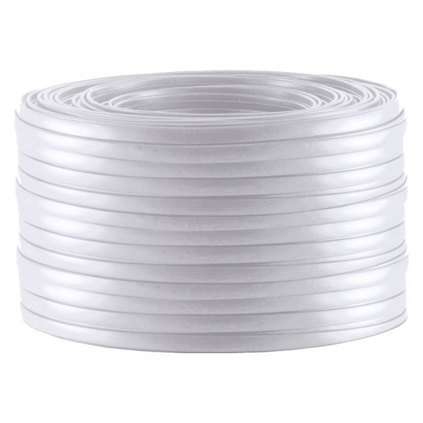 8-aderige Telefoonkabel - Plat - CCA - 100 meter - Wit