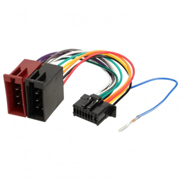 ISO kabel voor Pioneer autoradio - 23x10mm - 16-pins - 0,15 meter