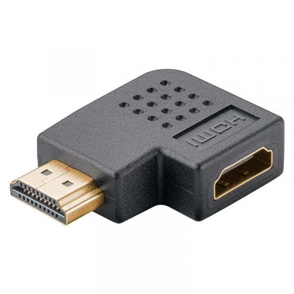 HDMI 2.1 Adapter - Haaks naar rechts - 8K 60Hz - Zwart