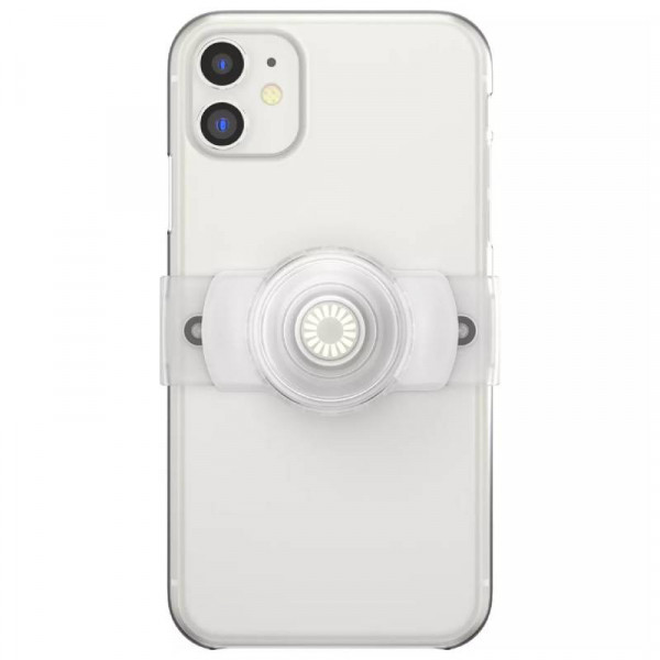 PopSockets - Slide Stretch - Transparant/Wit