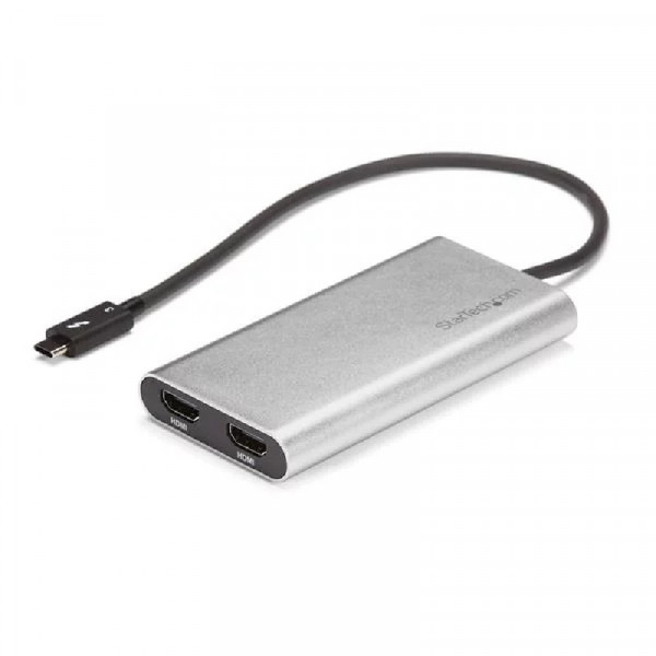 Thunderbolt 3 naar 2x HDMI voor Macbook 4k 60Hz