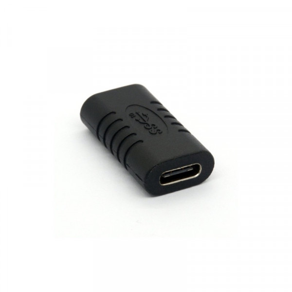 USB-C Koppelstuk - USB-C (v) naar USB-C (v) - USB 3.2 Gen 1 - Zwart