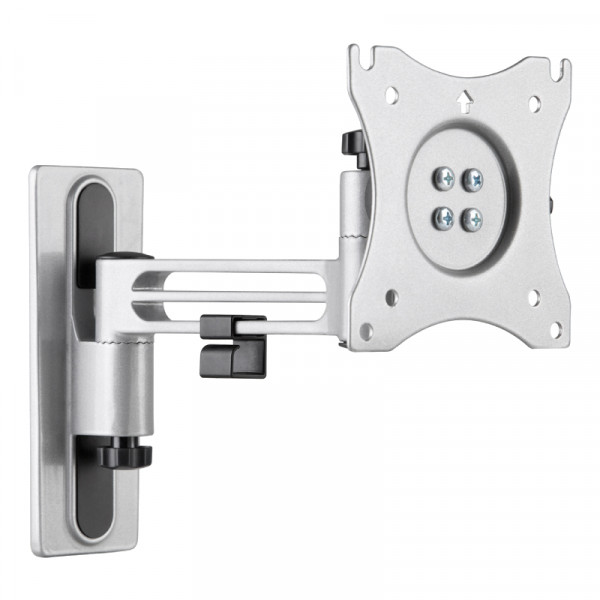 Tv muurbeugel voor 13-32 inch scherm - Compact - Basic - Full-motion - Tot 15kg - Zilver