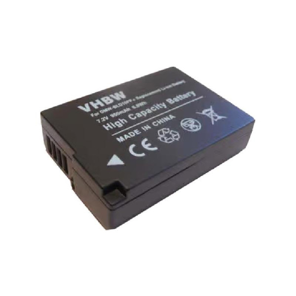 Accu voor Panasonic DMW-BLD10, DMW-BLD10PP, DMW-BLD10E - 7,2V - 950mAh - met info chip - Zwart