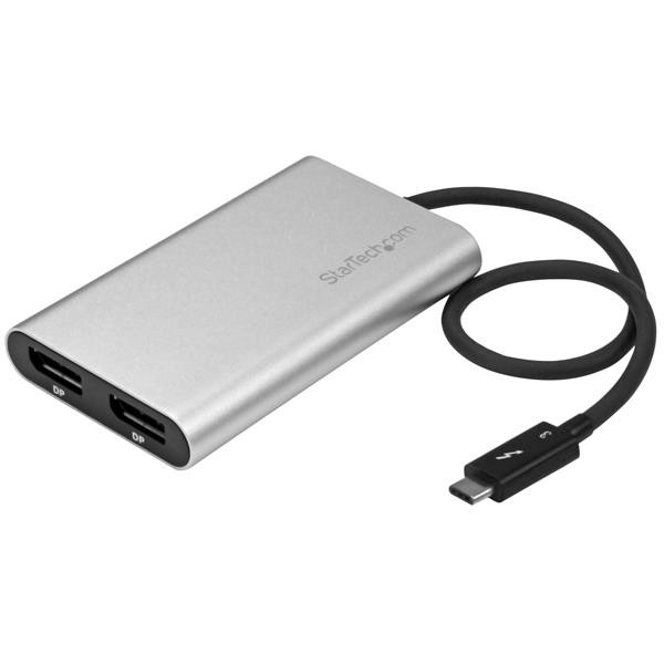 StarTech Thunderbolt 3 naar Dual DisplayPort adapter 4K 60Hz - Mac en Windows compatibel