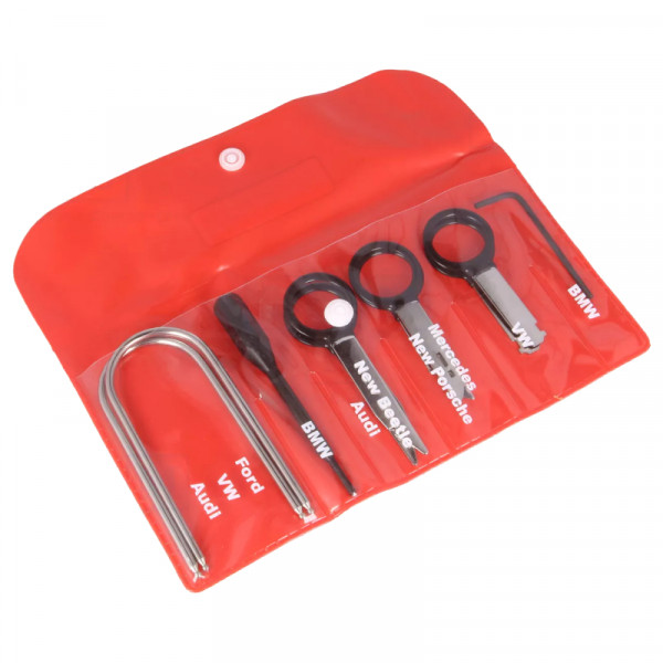 Demontagesleutelset voor Audi, BMW, Ford, Mercedes, Porsche, Skoda en VW