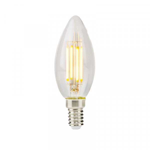 Retro LED-Filamentlamp E14 Dimbaar Kaars 4.5 W 470 lm 2700 K