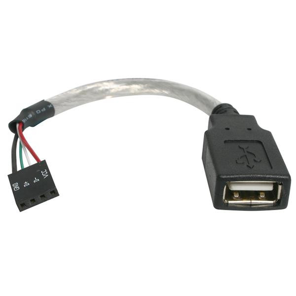 StarTech 15cm USB 2.0 Kabel - USB A naar 4-pins Moederbord Aansluitkabel F/F