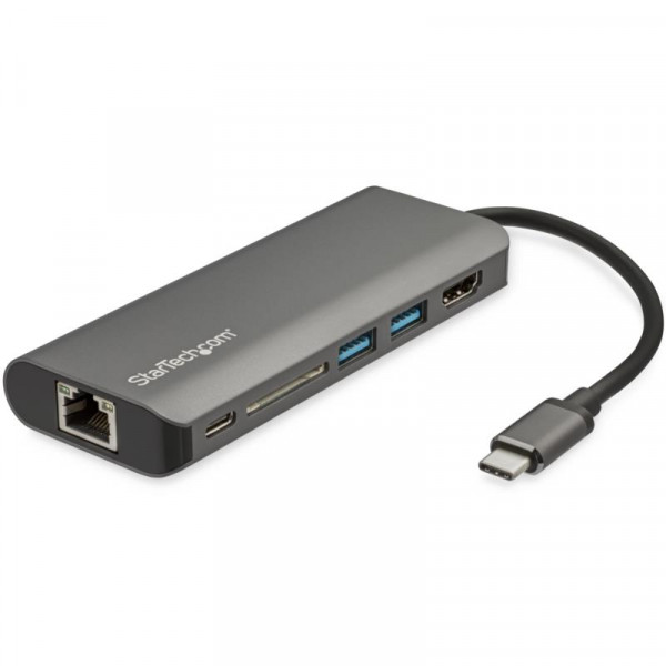 StarTech USB-C adapter - HDMI - Mac / Windows - 60W PD - SD