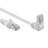 Voorvertoning: FTP CAT5e Gigabit Netwerkkabel - 1 kant haaks - CCA - 3 meter - Wit Voorvertoning: FTP CAT5e Gigabit Netwerkkabel - 1 kant haaks - CCA - 3 meter - Wit