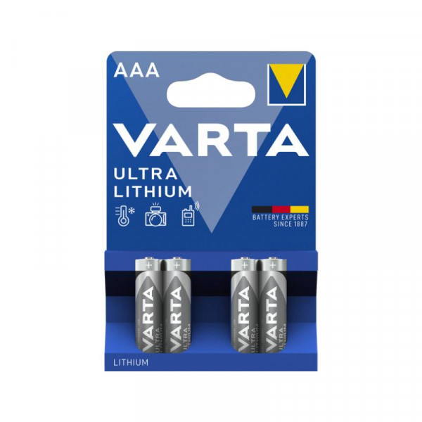 VARTA 4x AAA - Professional Lithium - 1,5V