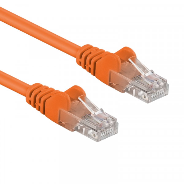 UTP CAT6A 10 Gigabit Netwerkkabel - CU - 0,5 meter - Oranje