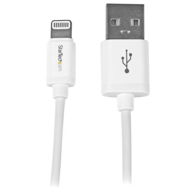 StarTech USB-A naar Lightning Kabel voor Apple - 1 meter - Wit