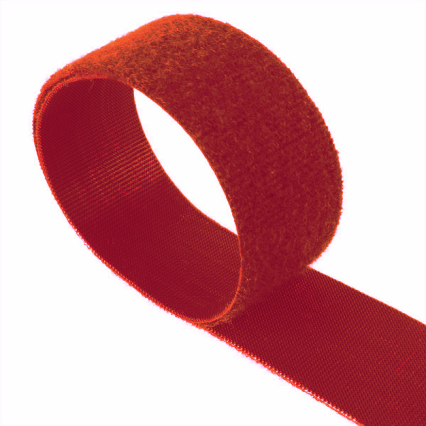 VELCRO® One Wrap® Klittenband - 50 mm breed - 25 meter - Rood