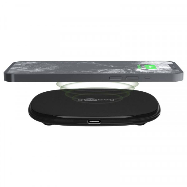 Qi draadloze Snelle Oplader - 15W - Zwart