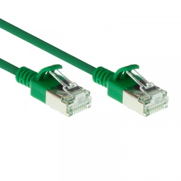 UTP CAT6 Slimline Gigabit Netwerkkabel - CU - 0,25 meter - Groen