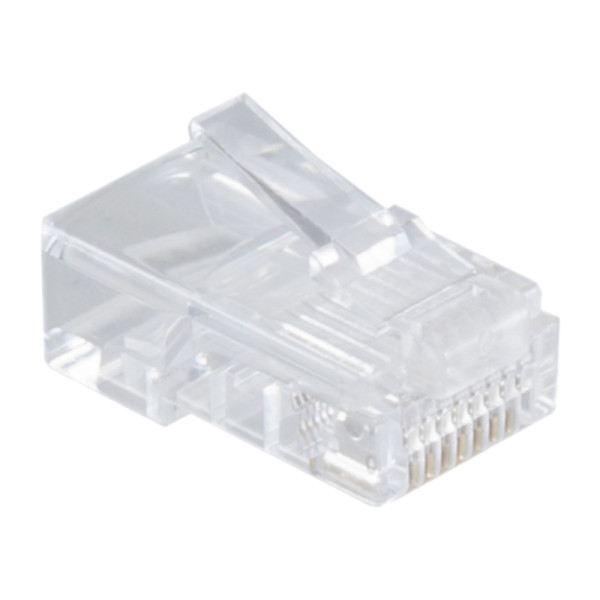 RJ45 Stekker - CAT6 - Per stuk - UTP - 8P8C - Basic - Transparant