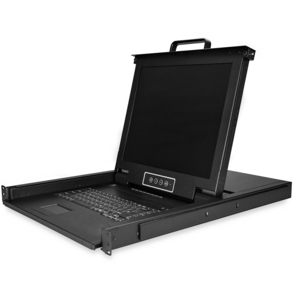StarTech 1U 8 poorts VGA rackmonteerbare KVM console - 17 inch