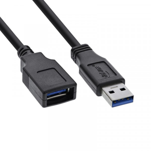 USB-A 3.2 Gen 1 Verlengkabel - 5 meter - Zwart