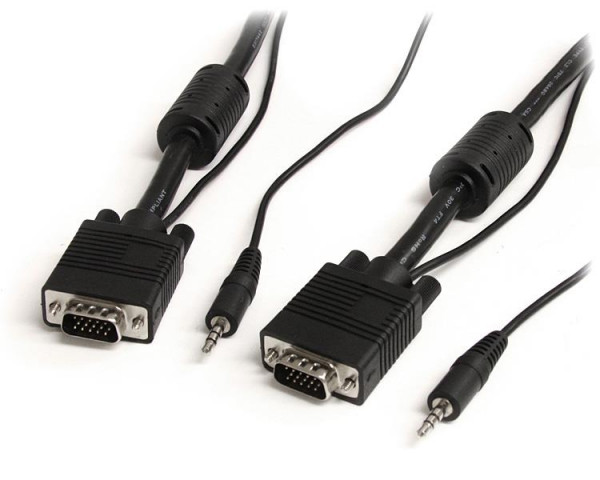 StarTech 15m Coax Hoge Resolutie VGA Monitorkabel met Audio HD15 M/M