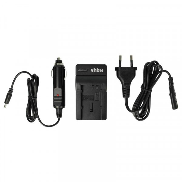Accu oplader voor diverse Canon Legria HF (BP-808, BP-820 en BP-828) Accu's - Zwart