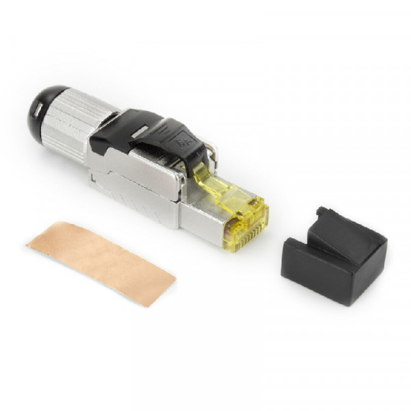 RJ45 Stekker met LSA strook - CAT6A en lager - Per stuk - 8P - STP - 4PPoE tot 100W - Metaal