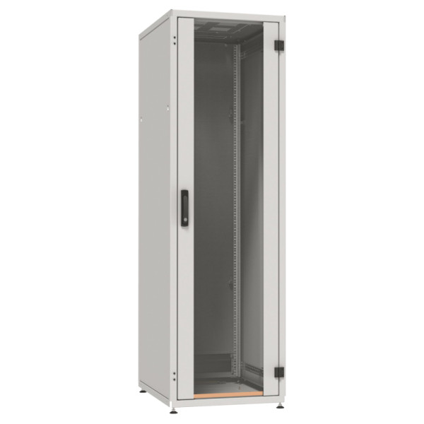 Patchkast 19" - 18U - 600 x 800 mm - PRO - Voorgemonteerd - Grijs