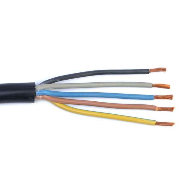 Neopreen kabel H07RN-F 5 x 1,5mm² per meter