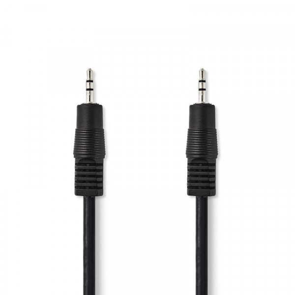 2,5mm Stereo Jack Kabel - 1 meter - Zwart