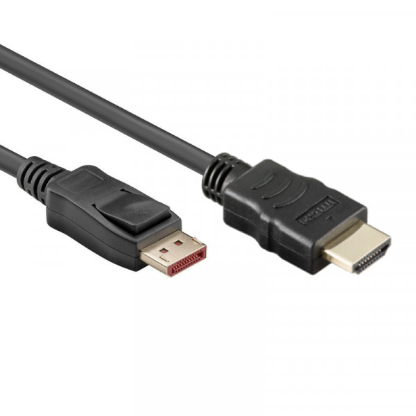 DisplayPort v1.4 naar HDMI Kabel - 4K 60Hz - 7,5 meter - Zwart