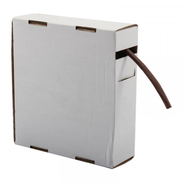 Krimpkous - 2:1 - 1,6 naar 0,8mm - 15 meter - Bruin