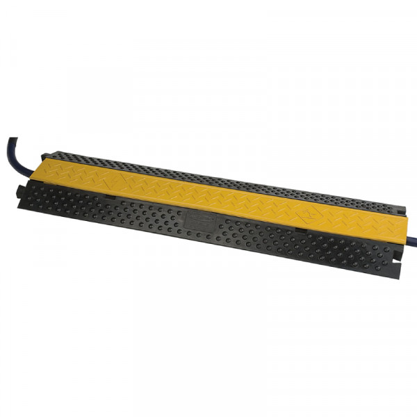 Showgear Kabelbrug - 2-kanaals - 30 cm breed - 1 meter - Zwart-Geel