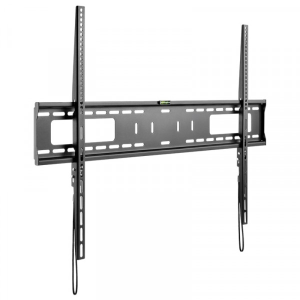 Tv muurbeugel voor 43-100 inch schermen - Pro - Vast - Tot 75kg - Zwart