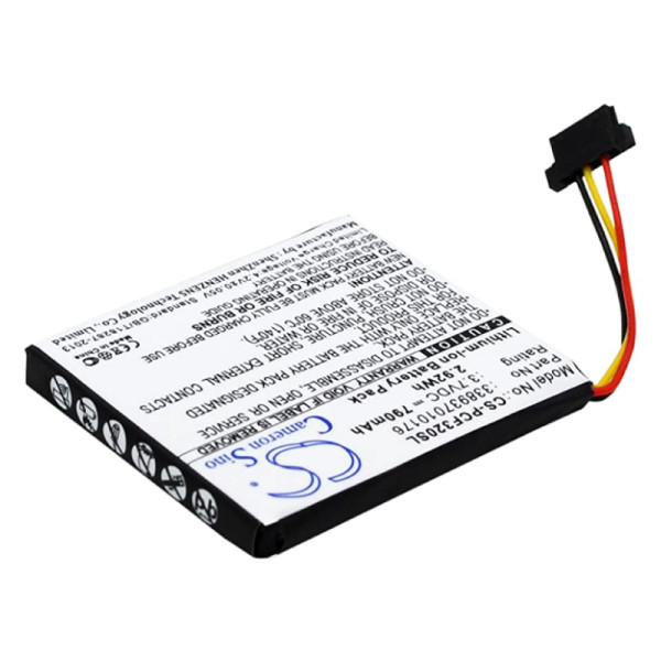 Accu voor Pioneer AVIC-F320BT - 3,7V - 790mAh - Zwart