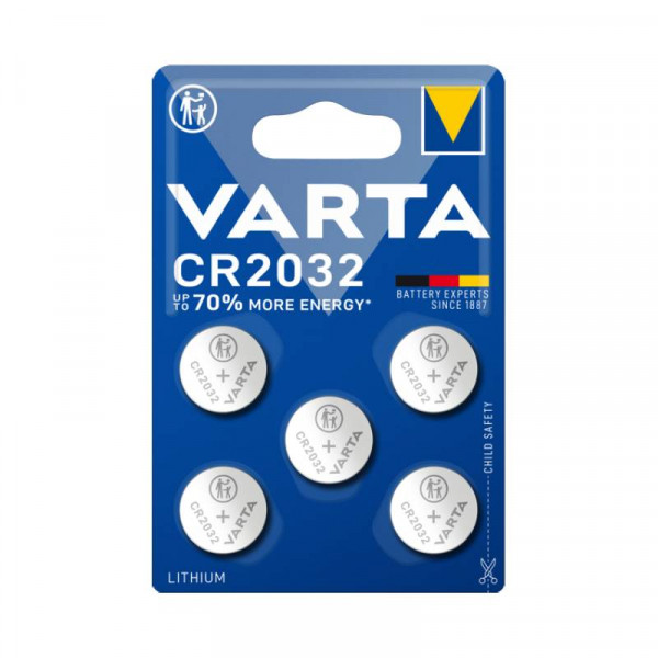 VARTA 5x CR2032 Batterij - Lithium - 3V