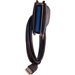 USB 2.0 - Parallel printerkabel omvormer 0,8m