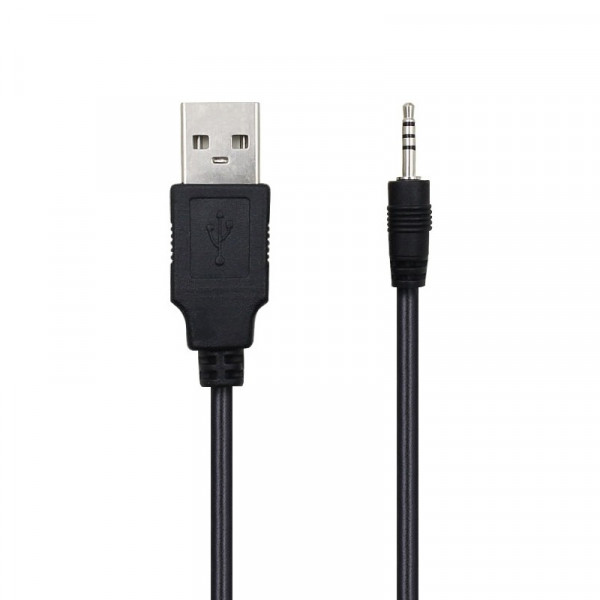 USB Oplaadkabel voor JBL Synchros S400BT, S500BT en S700BT - 0,6 meter - Zwart