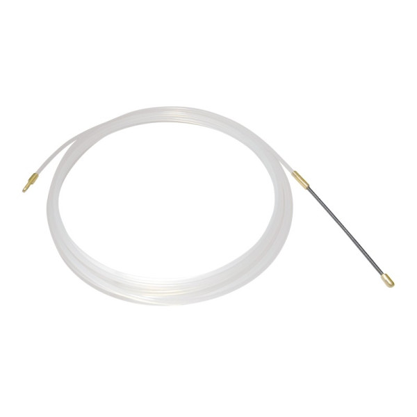 Kabeltrekker - 15 meter - Diameter van oog 6mm - Transparant