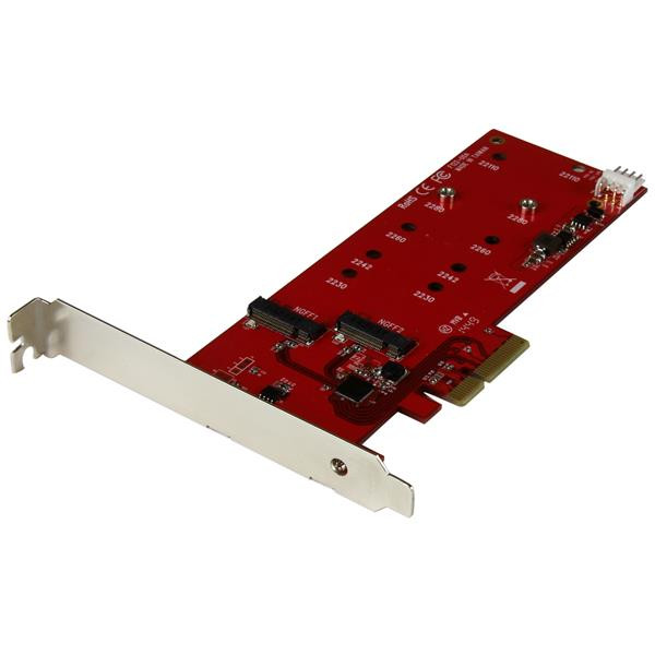 StarTech 2x M.2 SSD controller kaart - PCI Express kaart