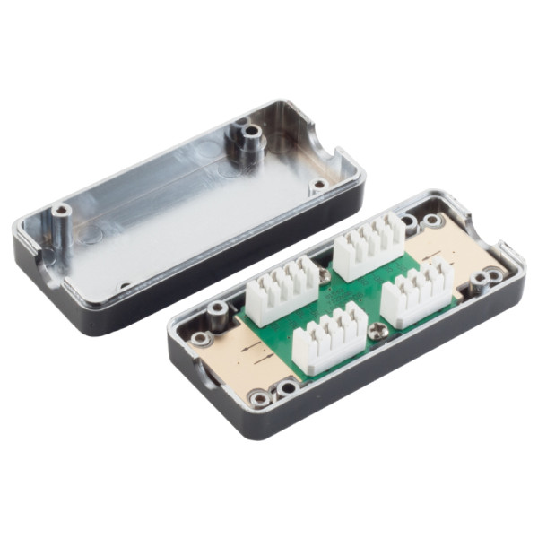 Netwerkkabel Koppelstuk - CAT6a - LSA - STP - Zwart